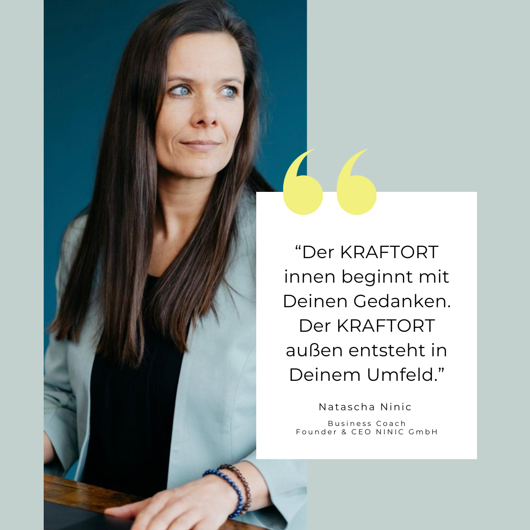 Der Kraftort innen beginnt mit deinen Gedanken.